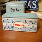 A 1950's biscuit tin