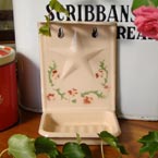 French enamelware soap rack holder.