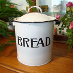 Rare small bread bin.