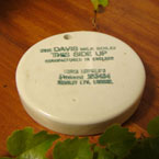Antique ceramic milk boiler made by Davis.