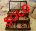 French embroidery shop cabinet.