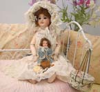 Antique French porcelain doll.