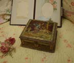 Antique French sewing or jewellery box.
