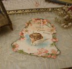 Beautiful lithograph card angel.