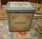 Wonderful French flour tin.
