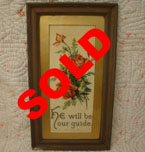 Wonderful antique religeous lithograph print.