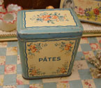 French pates tin.