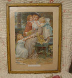 Beautiful Victorian lithograph print.